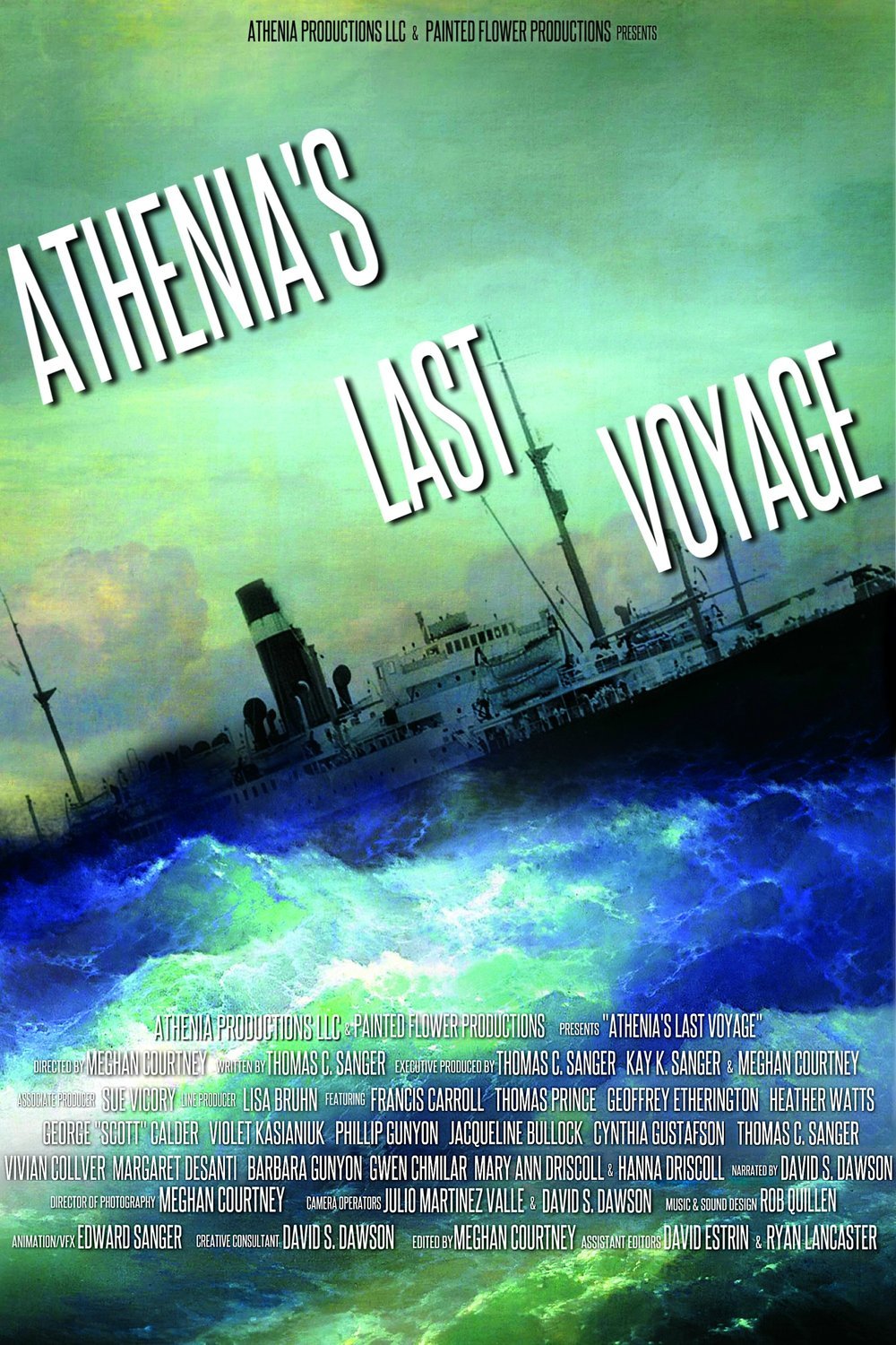L'affiche du film Athenia's Last Voyage [2025]