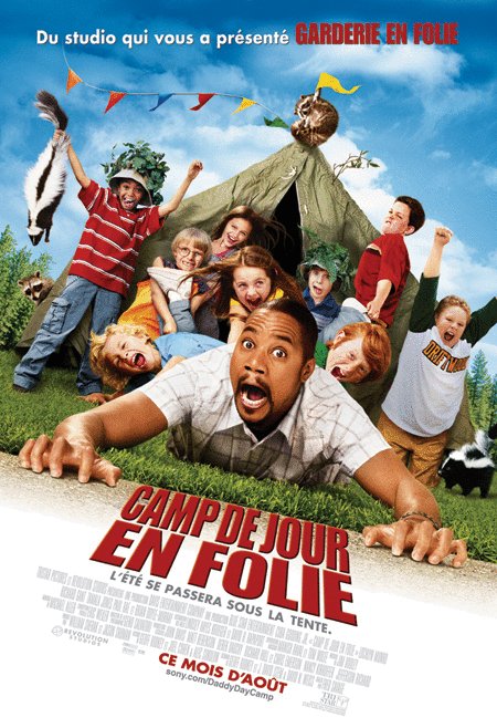 L'affiche du film Camp de jour en folie