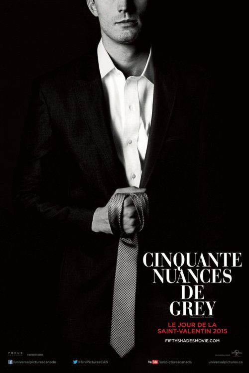 L'affiche du film Cinquante nuances de Grey