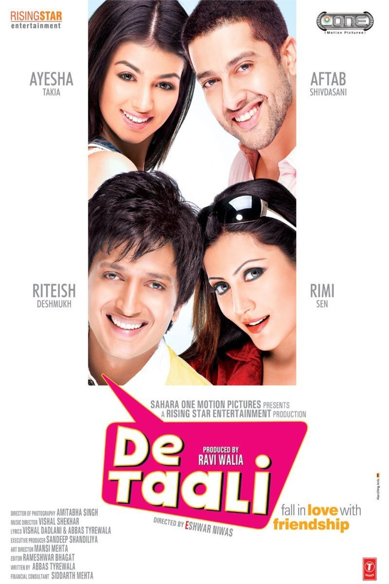 Hindi poster of the movie De Taali