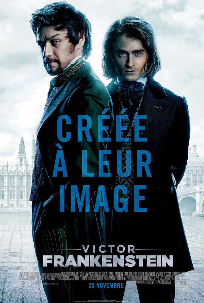 L'affiche du film Victor Frankenstein