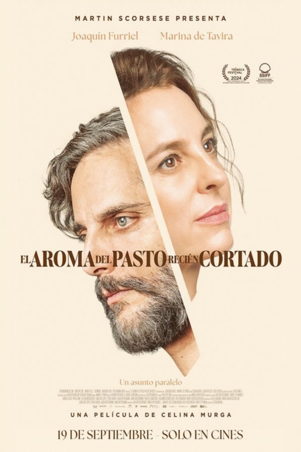 L'affiche originale du film El aroma del pasto recién cortado en espagnol