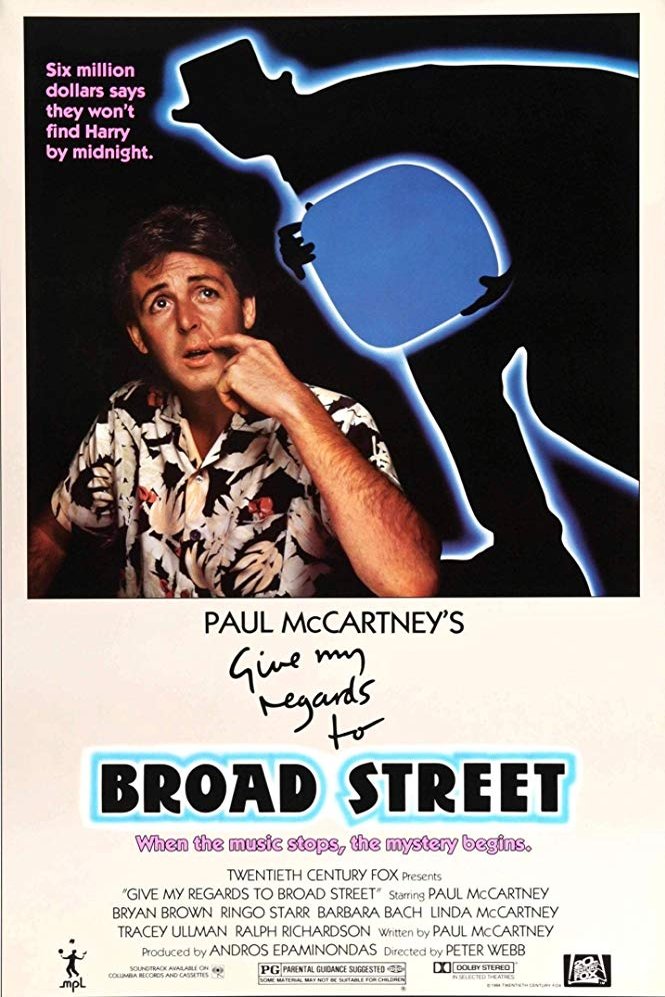 L'affiche du film Give My Regards to Broad Street [1984]