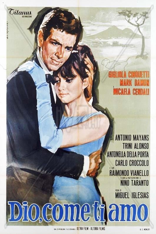 Italian poster of the movie Dio, come ti amo!