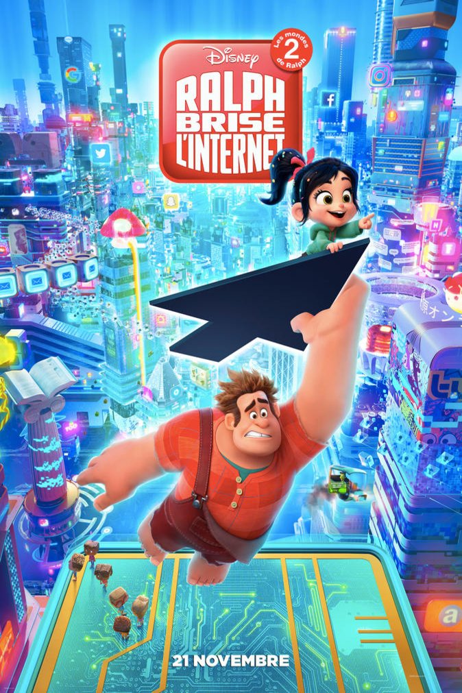 L'affiche du film Ralph brise l'Internet