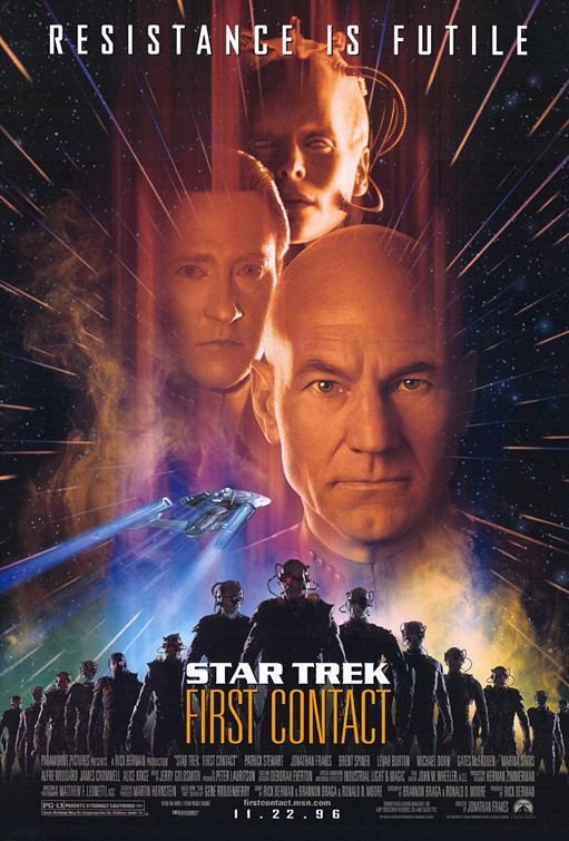 L'affiche du film Star Trek: First Contact [1996]