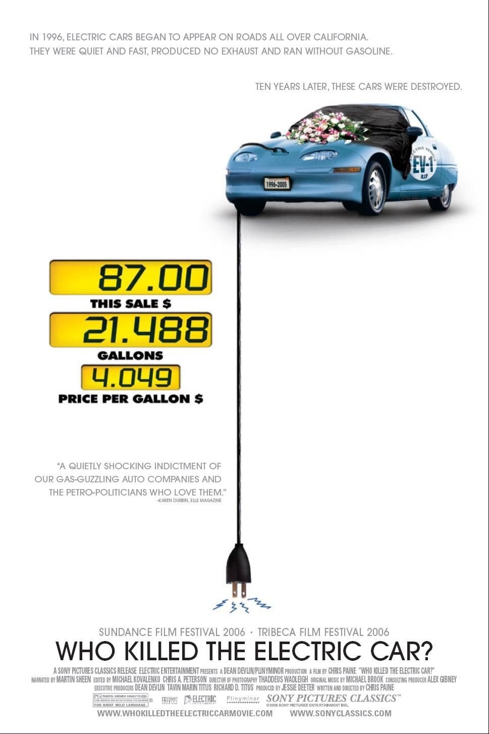 Poster of the movie Who Killed the Electric Car? [2006]