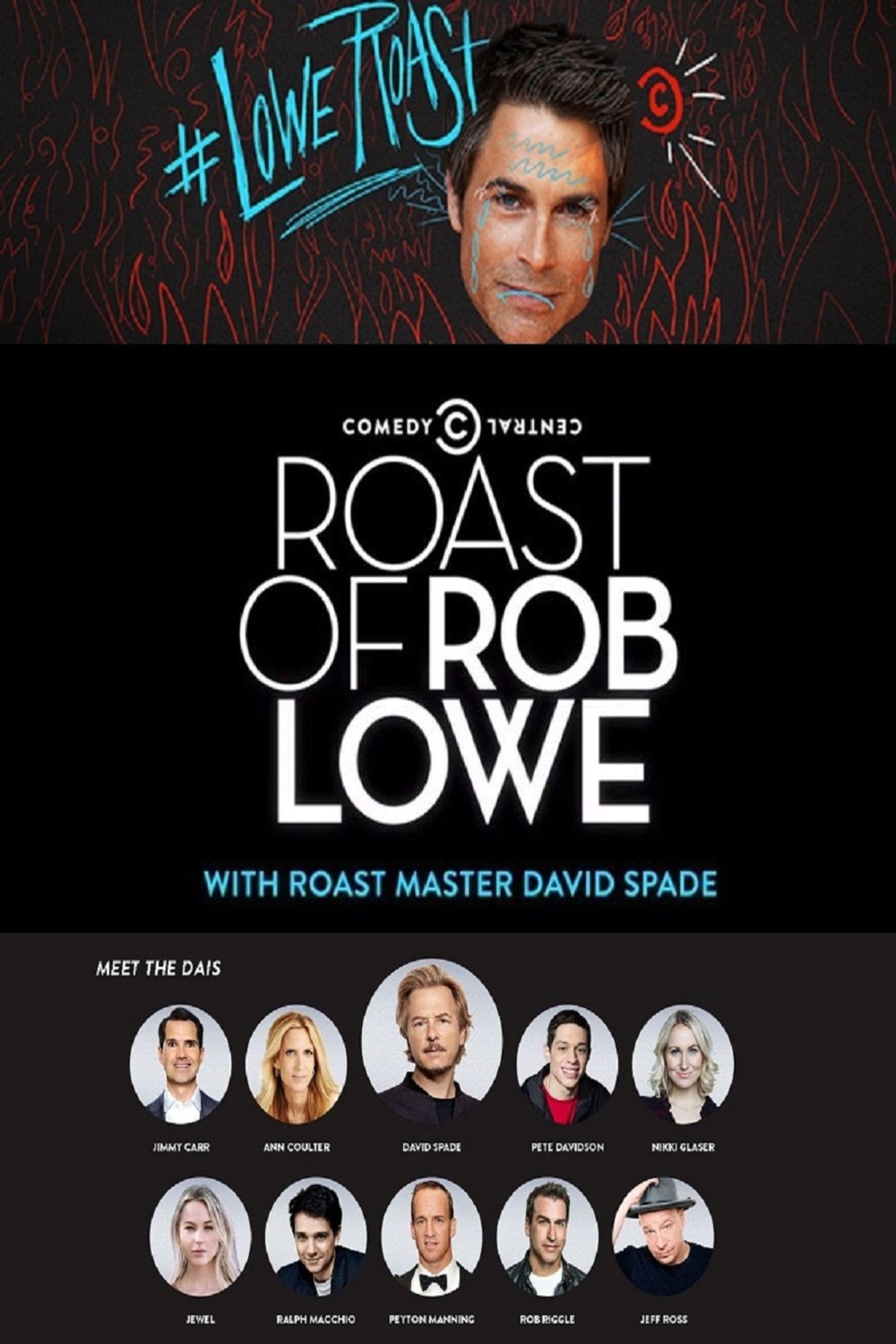 L'affiche du film Comedy Central Roast of Rob Lowe [2016]