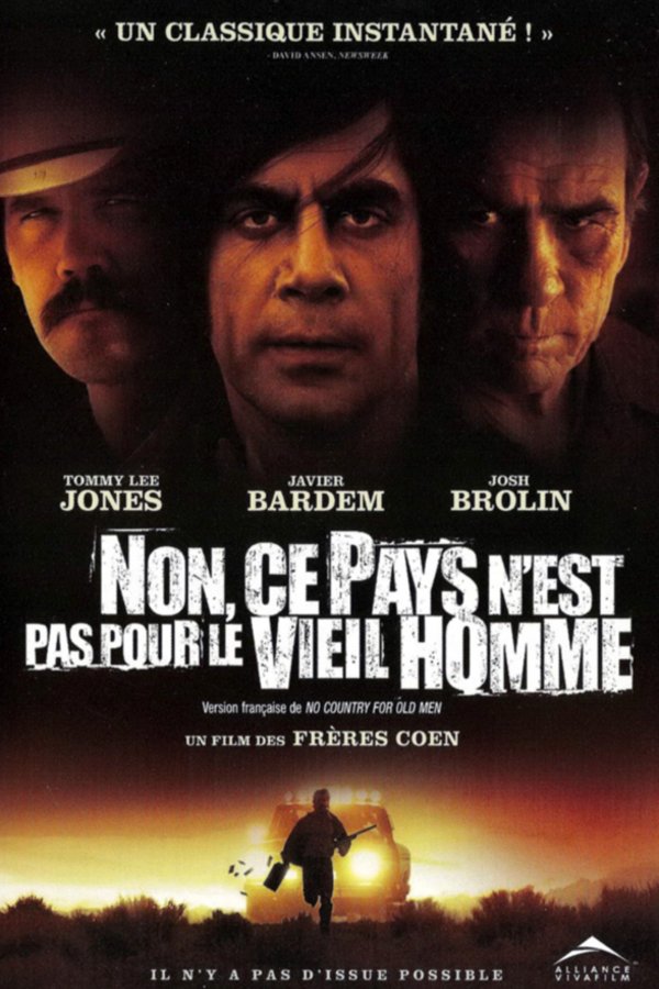 L'affiche du film Non, ce pays n'est pas pour le vieil homme