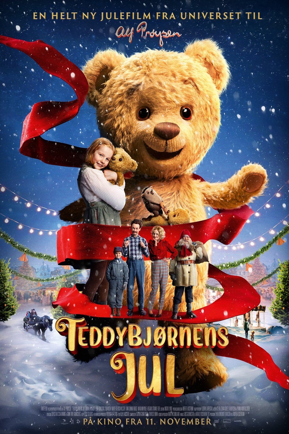 L'affiche originale du film Teddybjørnens jul en norvégien