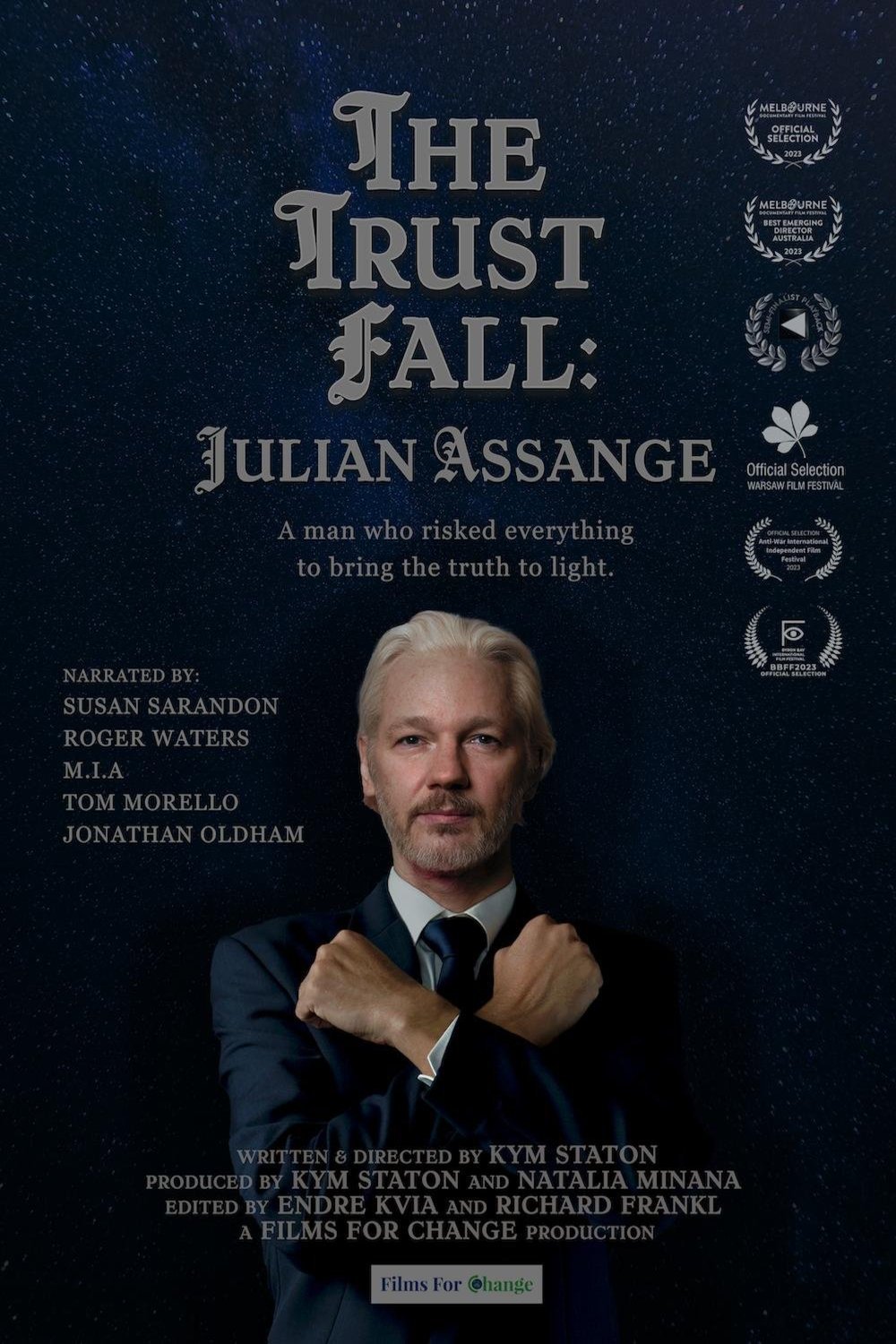 Poster of the movie The Trust Fall: Julian Assange