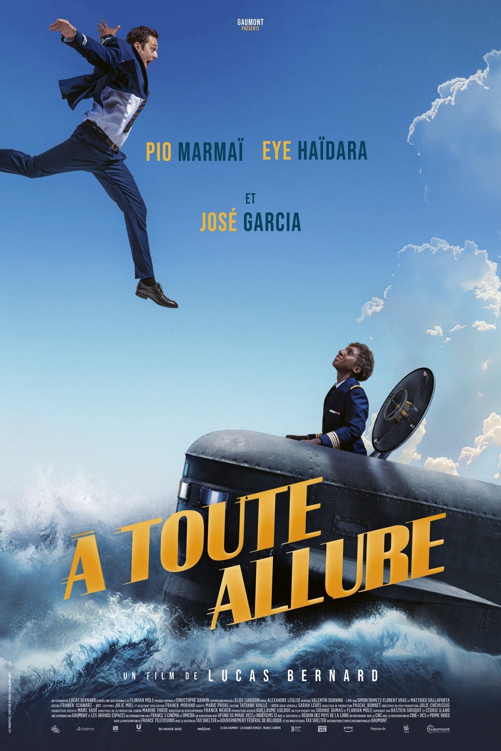 French poster of the movie À toute allure