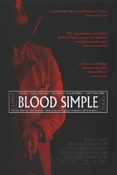 L'affiche du film Blood Simple [1984]