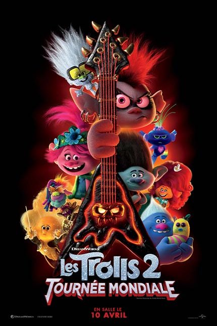 L'affiche du film Les Trolls 2: Tournée mondiale