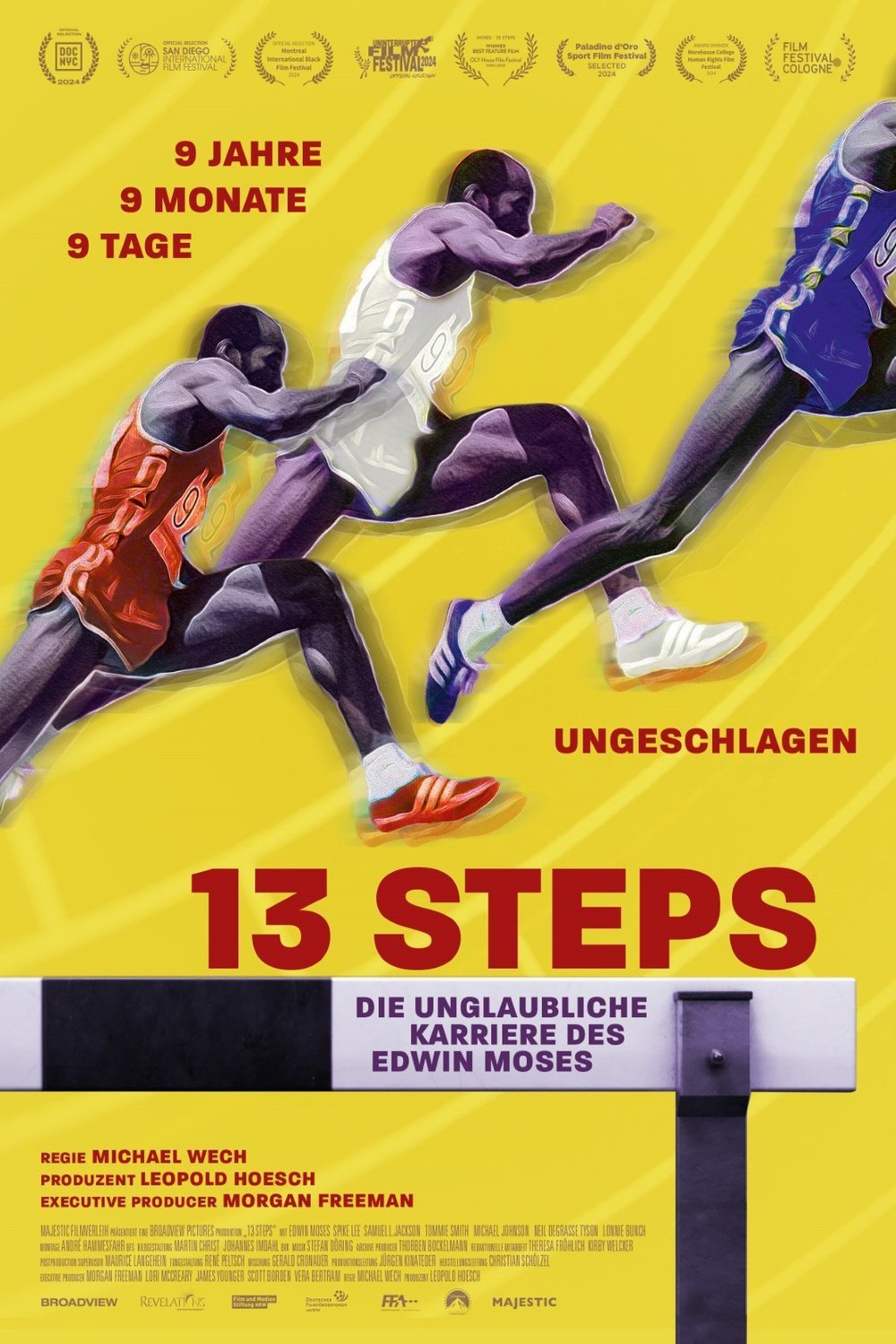 German poster of the movie Moses - 13 Steps