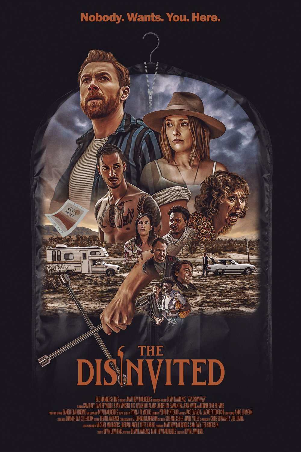 L'affiche du film The Disinvited [2024]