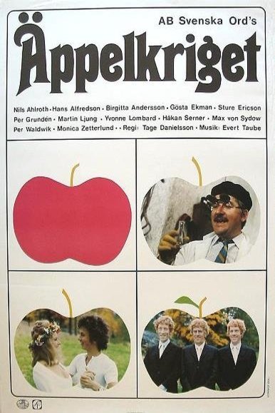 L'affiche du film Äppelkriget [1971]