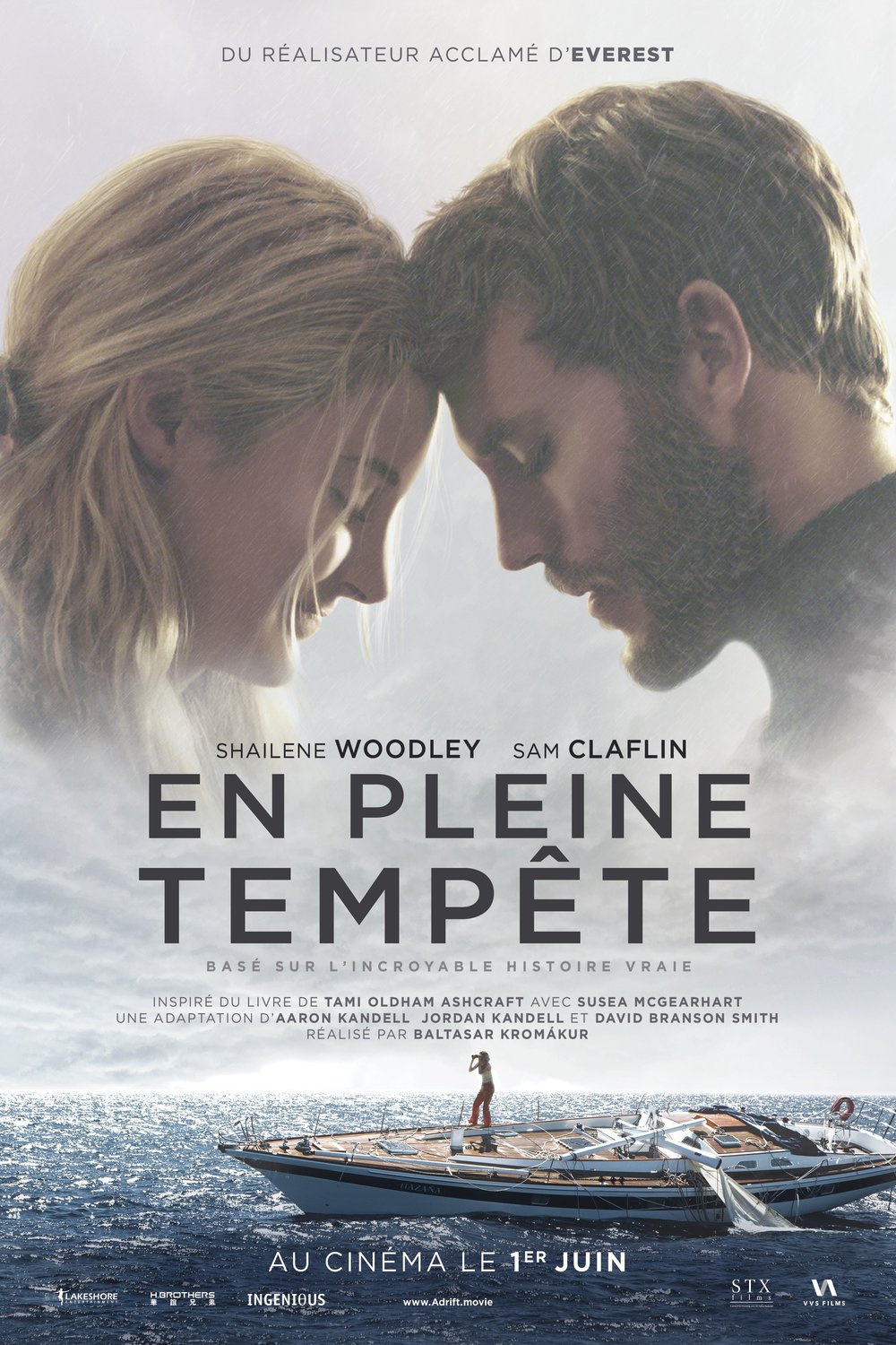 L'affiche du film En pleine tempête