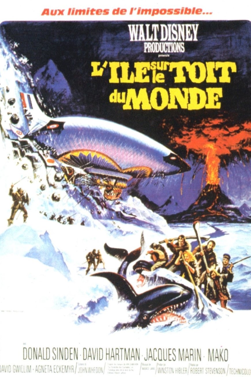 L'affiche du film L'île sur le toit du monde