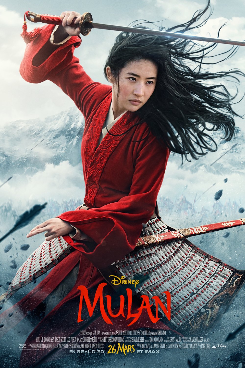 L'affiche du film Mulan