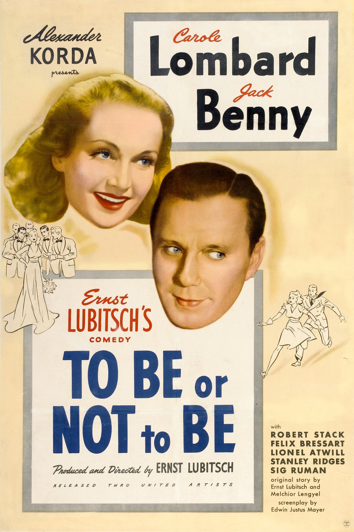 L'affiche du film To Be or Not to Be [1942]