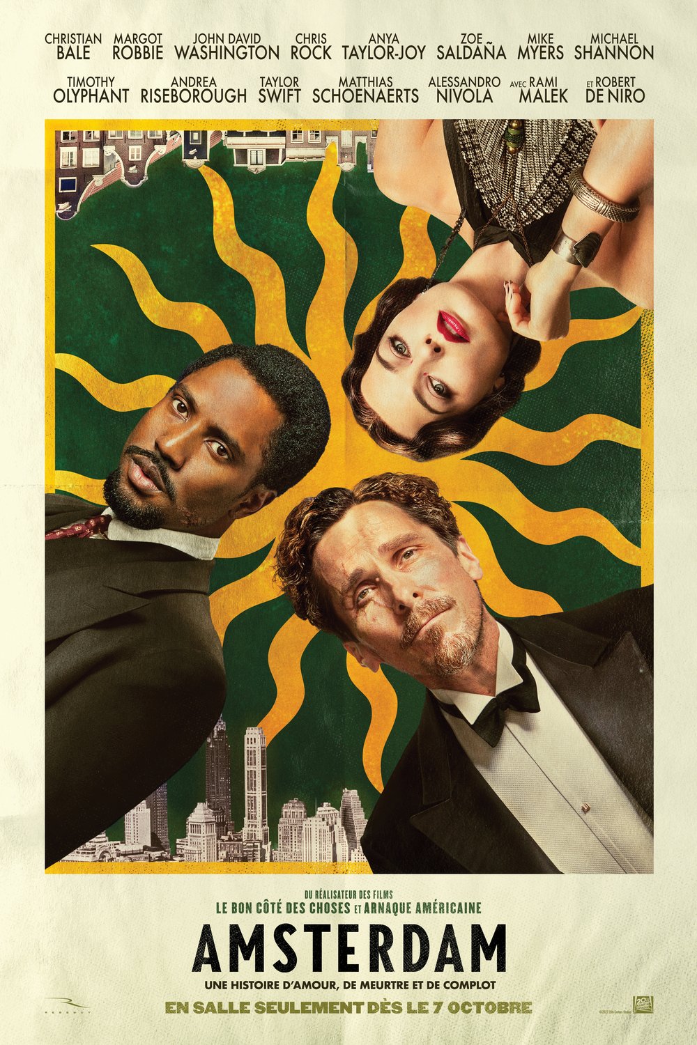 L'affiche du film Amsterdam