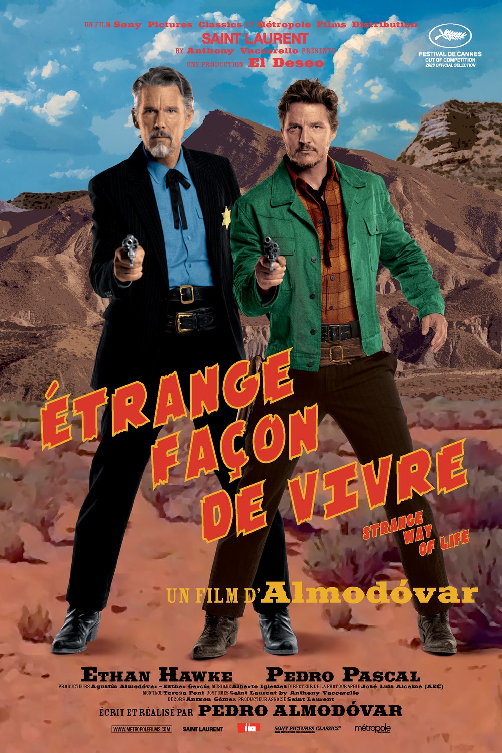 L'affiche du film Étrange façon de vivre