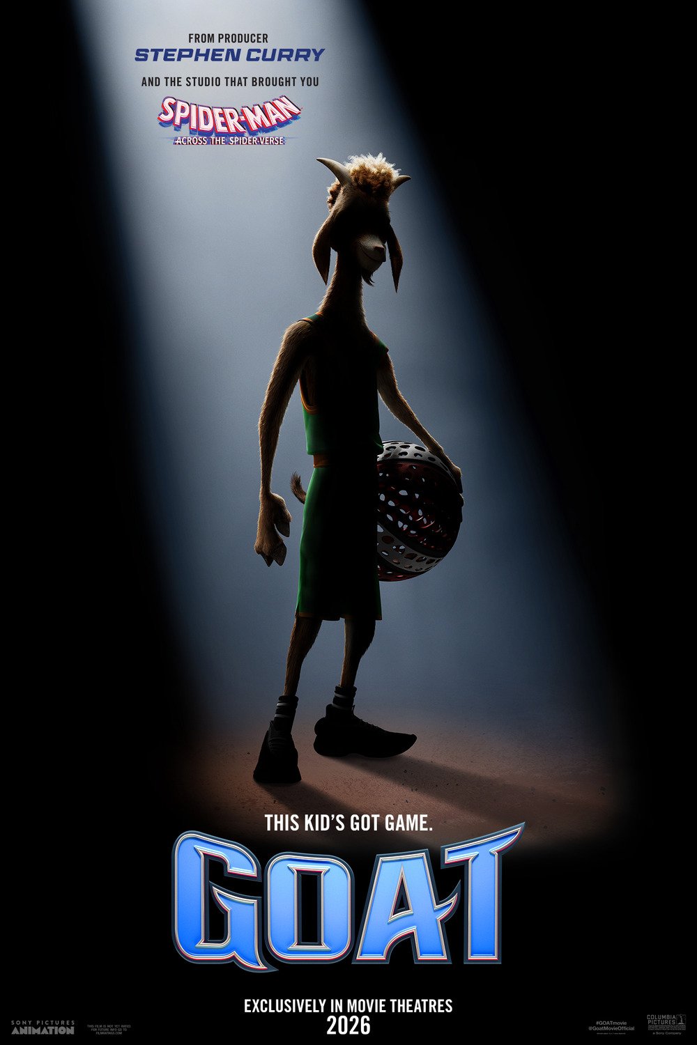L'affiche du film GOAT [2026]