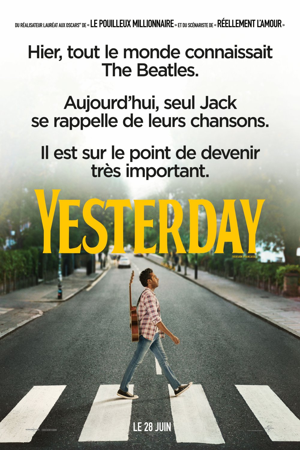 L'affiche du film Yesterday