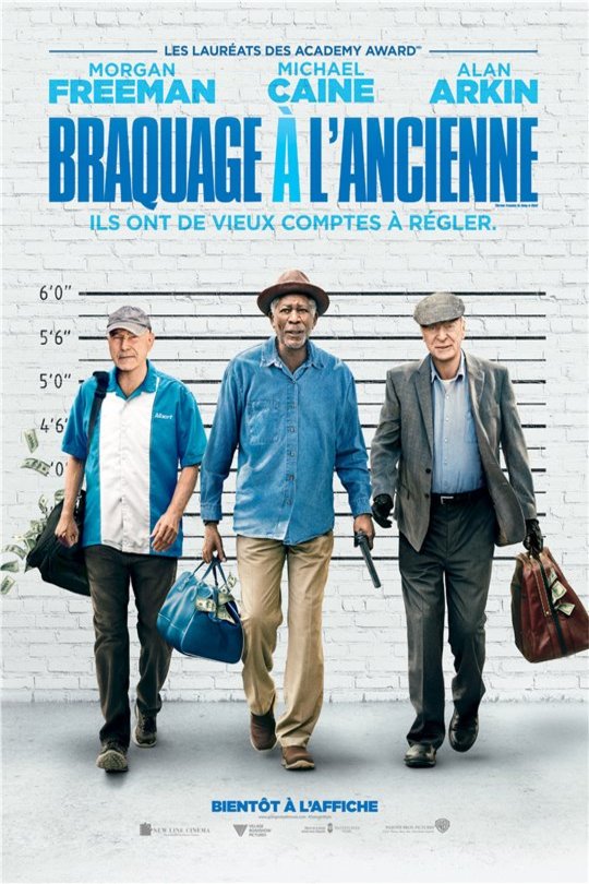 L'affiche du film Braquage à l'ancienne