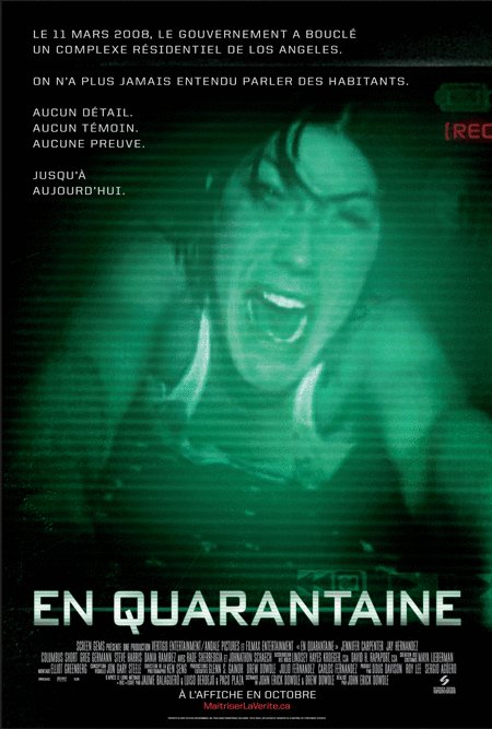 L'affiche du film En quarantaine