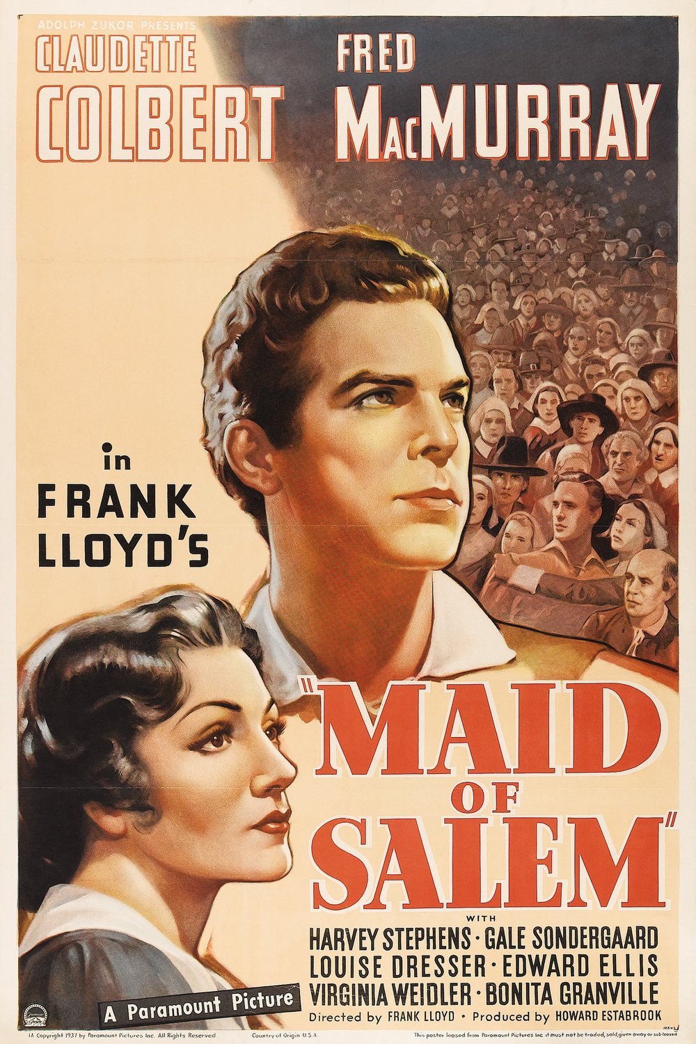 L'affiche du film Maid of Salem