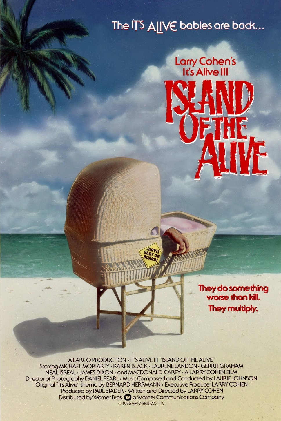 L'affiche du film It's Alive III: Island of the Alive [1987]
