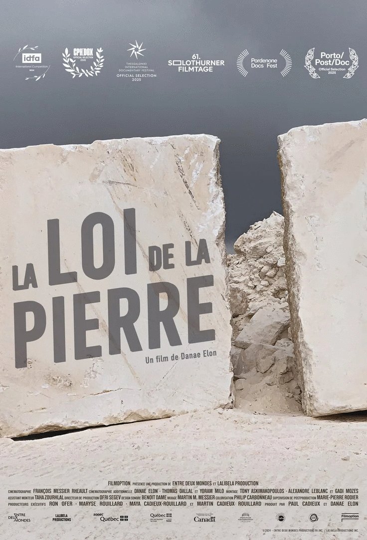 L'affiche du film La loi de la pierre [2024]