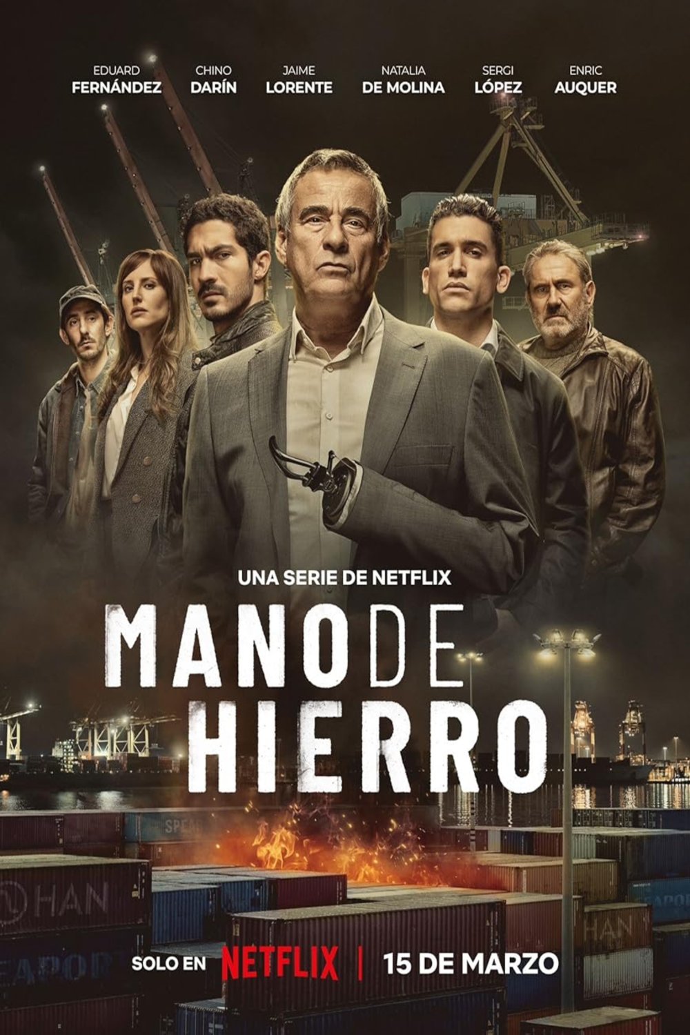 L'affiche originale du film Mano de hierro en espagnol