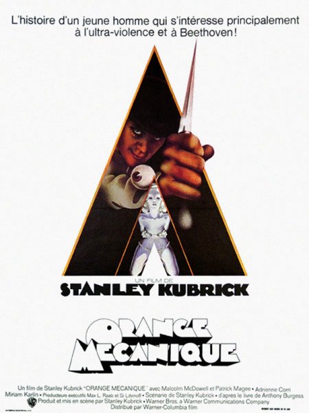 L'affiche du film Orange Mécanique