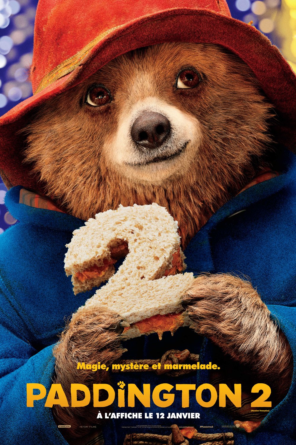 L'affiche du film Paddington 2 v.f.