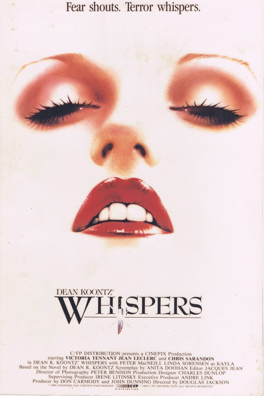 L'affiche du film Whispers [1990]