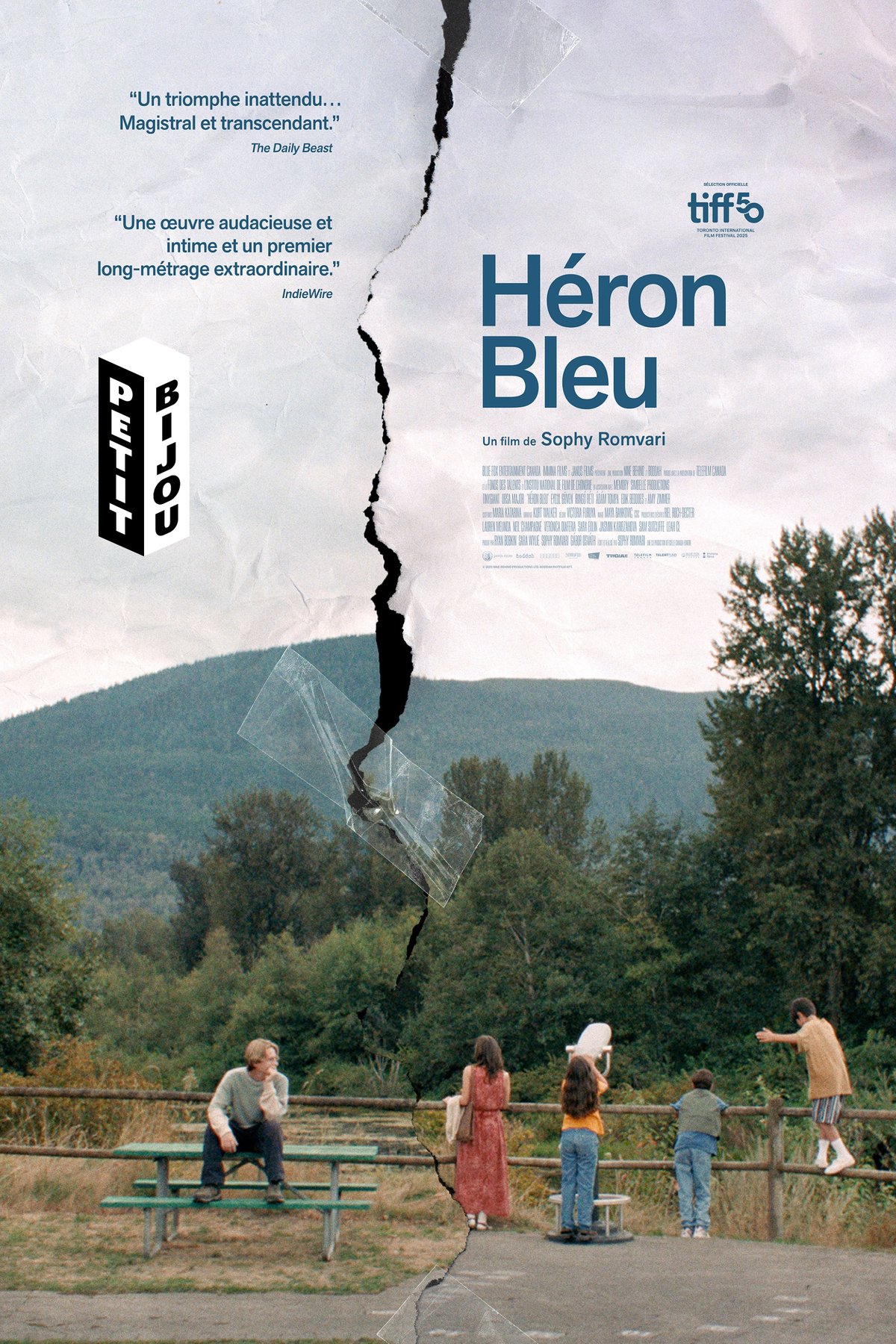 L'affiche du film Héron bleu [2025]
