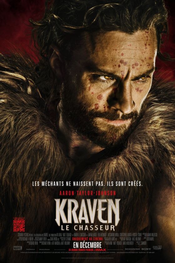 L'affiche du film Kraven le chasseur