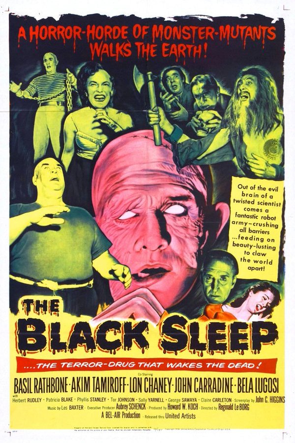 L'affiche du film The Black Sleep [1956]