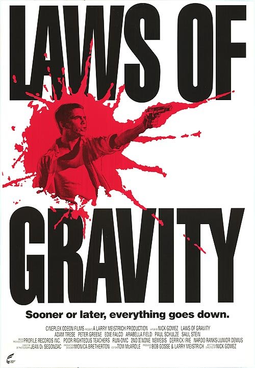 L'affiche du film Laws of Gravity [1992]