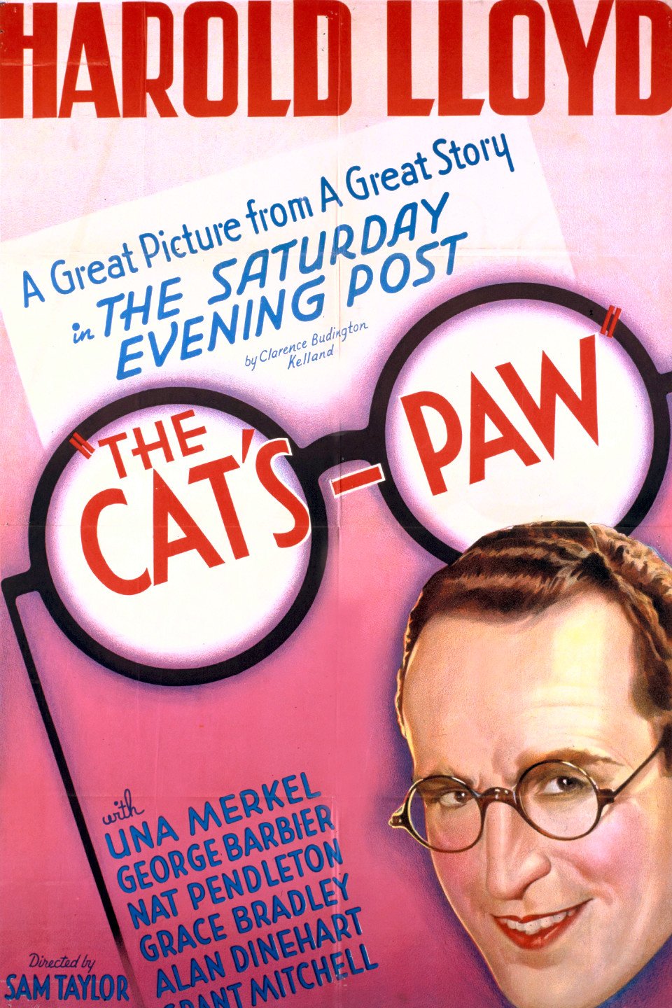 L'affiche du film The Cat's-Paw [1934]