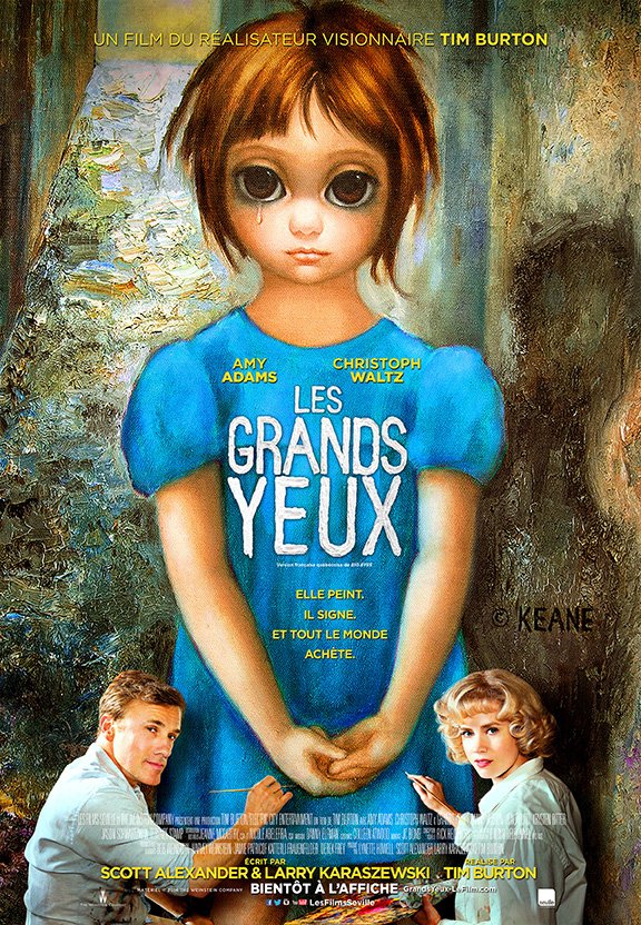 L'affiche du film Les Grands yeux