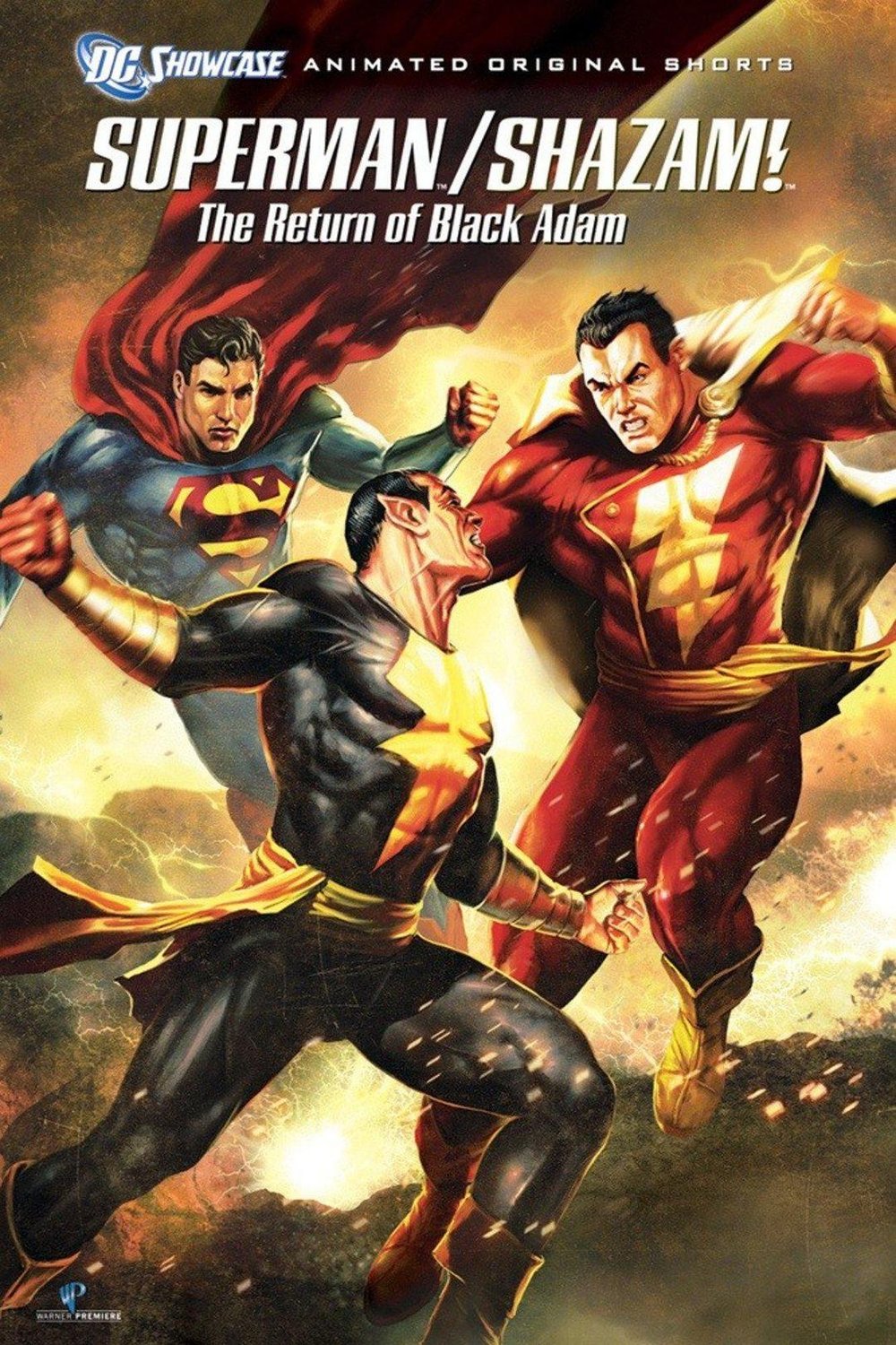 L'affiche du film Superman/Shazam!: The Return of Black Adam [2010]