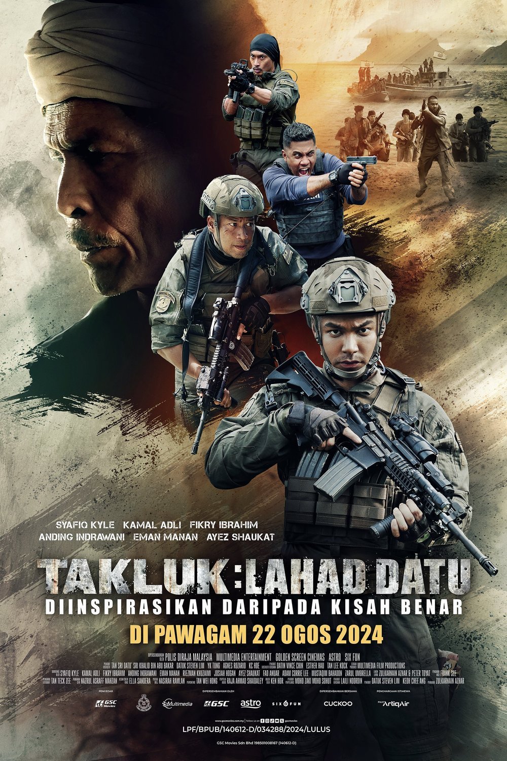 Malay poster of the movie Takluk: Lahad Datu