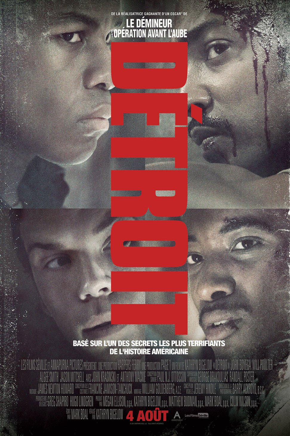 L'affiche du film Detroit