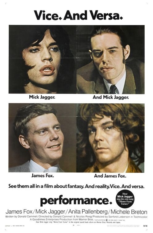 L'affiche du film Performance [1970]