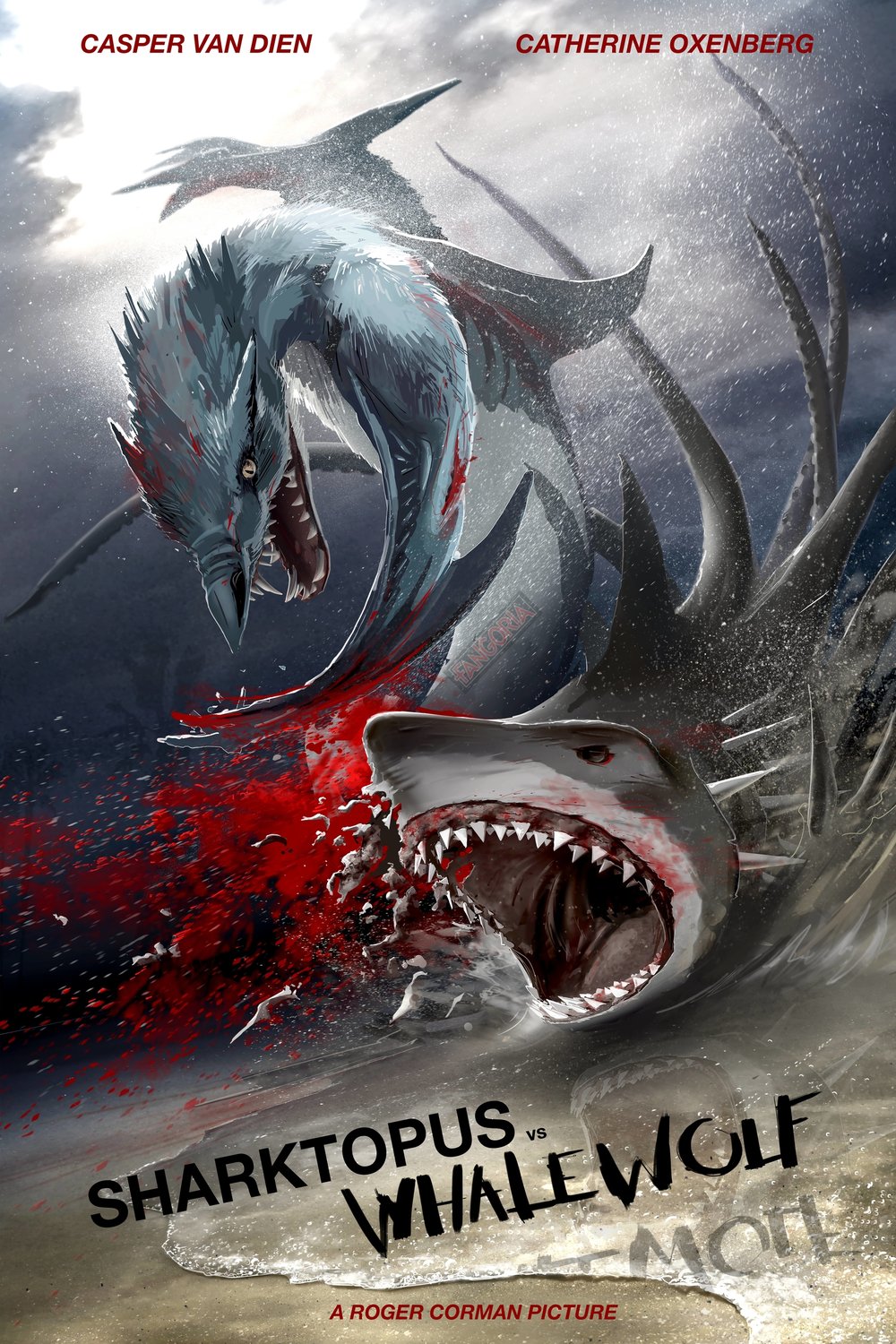 Poster of the movie Sharktopus vs. Whalewolf [2015]