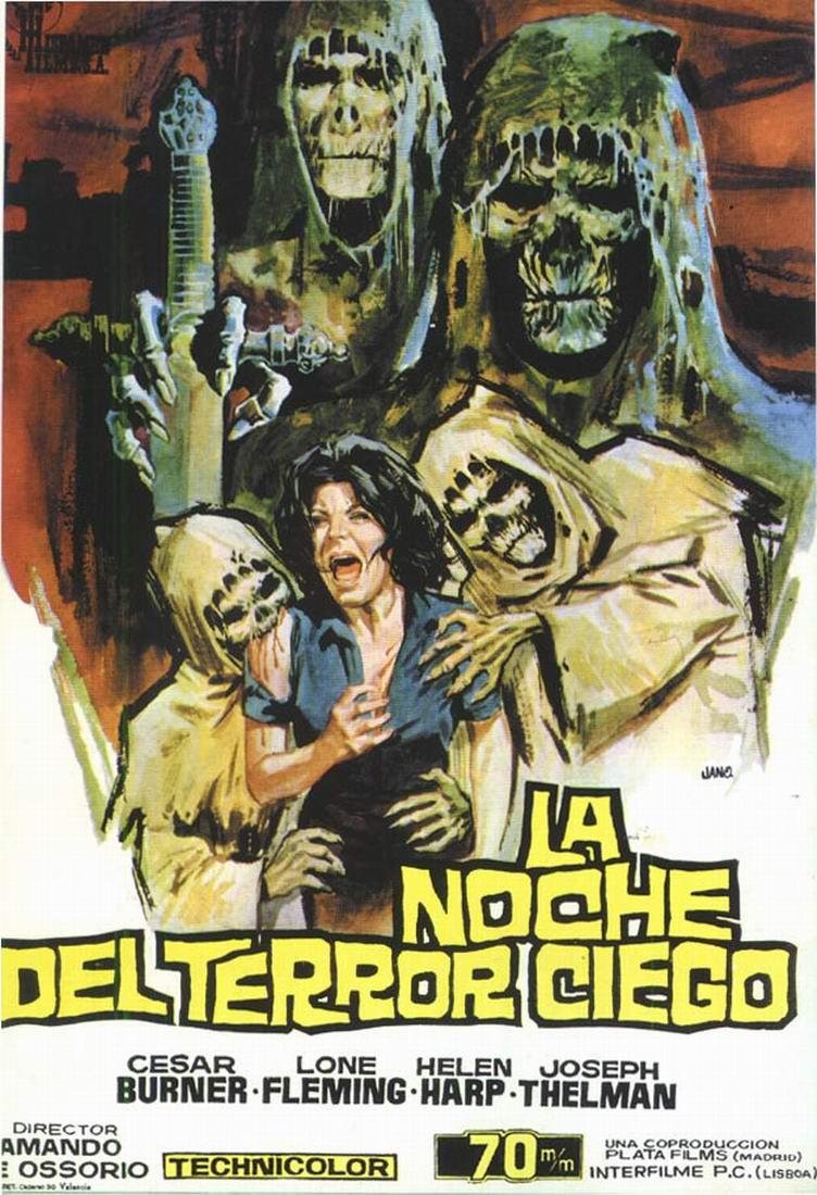 L'affiche du film La Noche del terror ciego [1971]